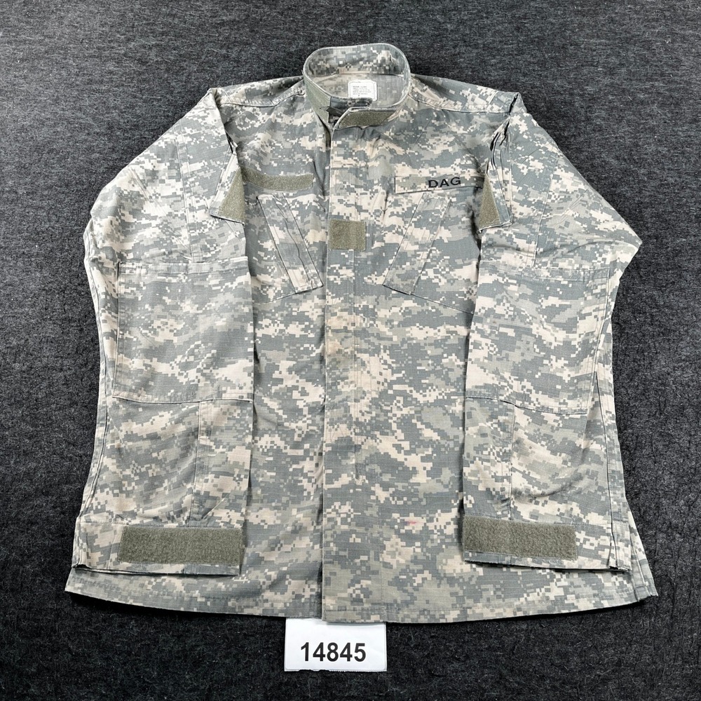 Propper ACU Combat Uniform Coat Men Medium X-Long Green Camouflage Long Sleeve
